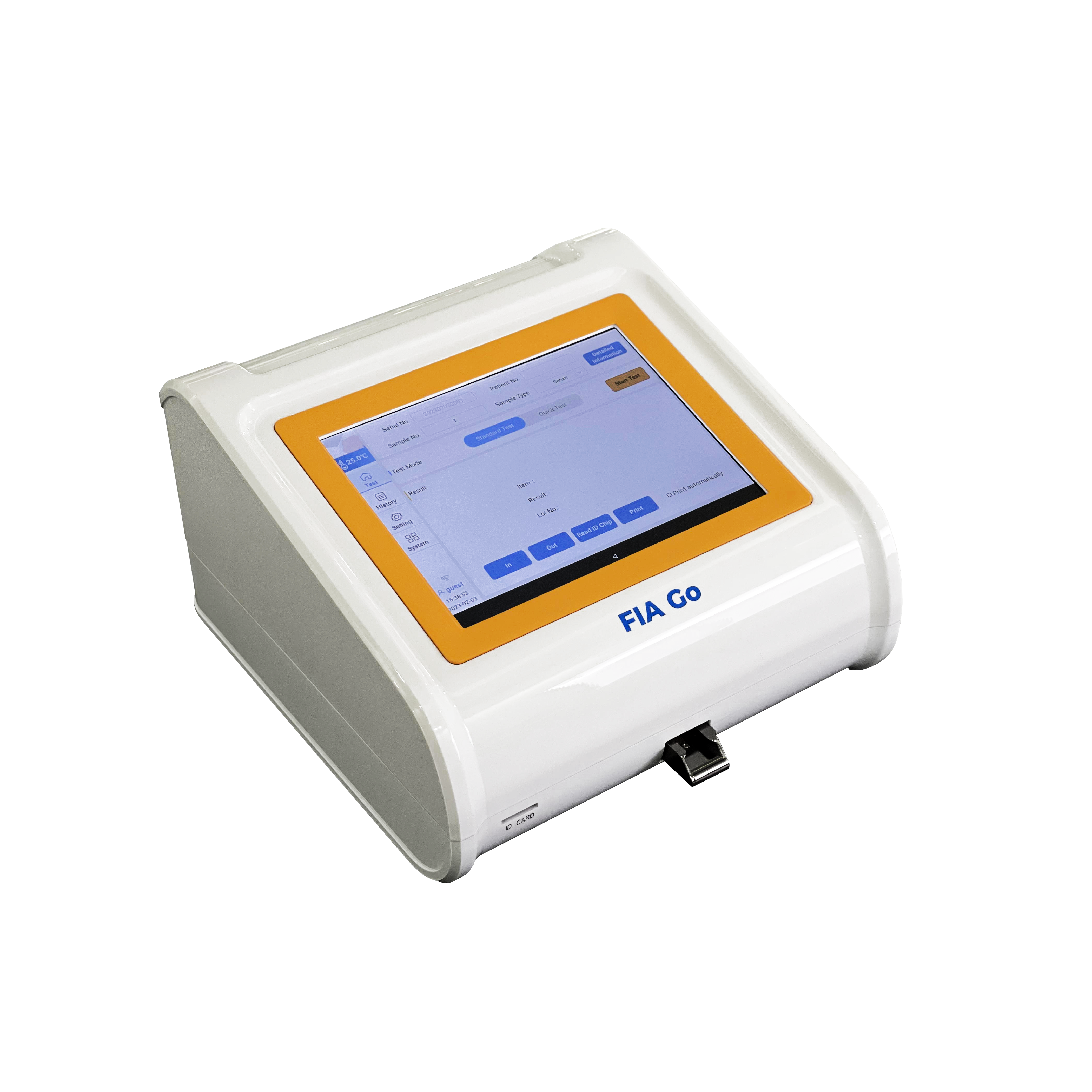 Analisador de imunofluorescência da FIA Go Go